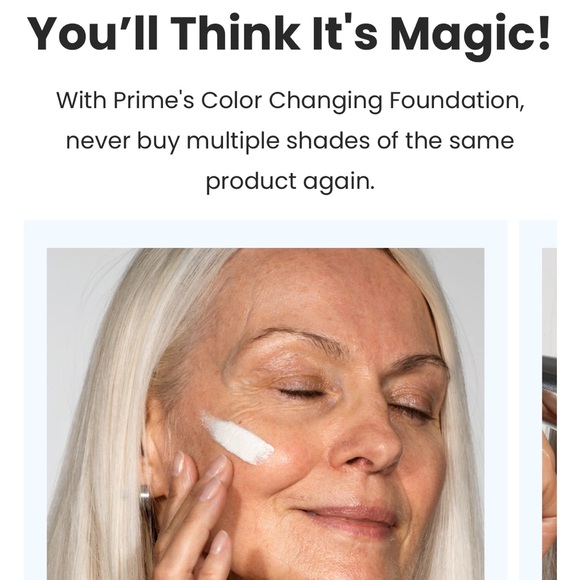 Prime prometics Prime’s  color changing foundation NEW in BOX - Picture 6 of 9